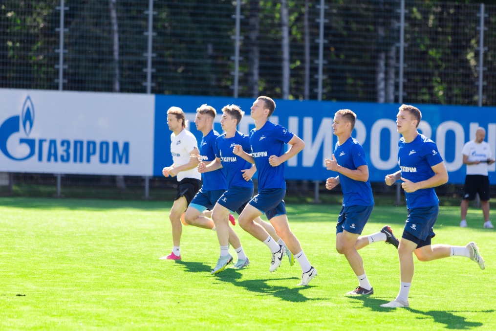 Брифинг Семака и тренировка перед матчем с «Кайратом»