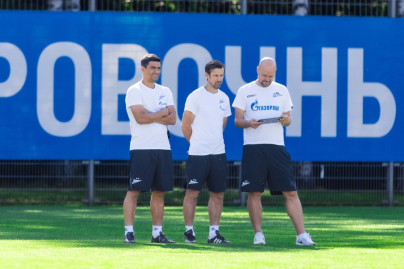 Брифинг Семака и тренировка перед матчем с «Кайратом»