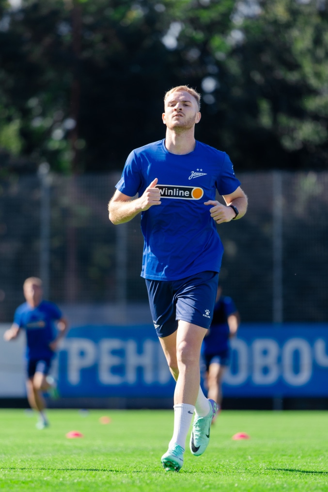 Брифинг Семака и тренировка перед матчем с «Кайратом»