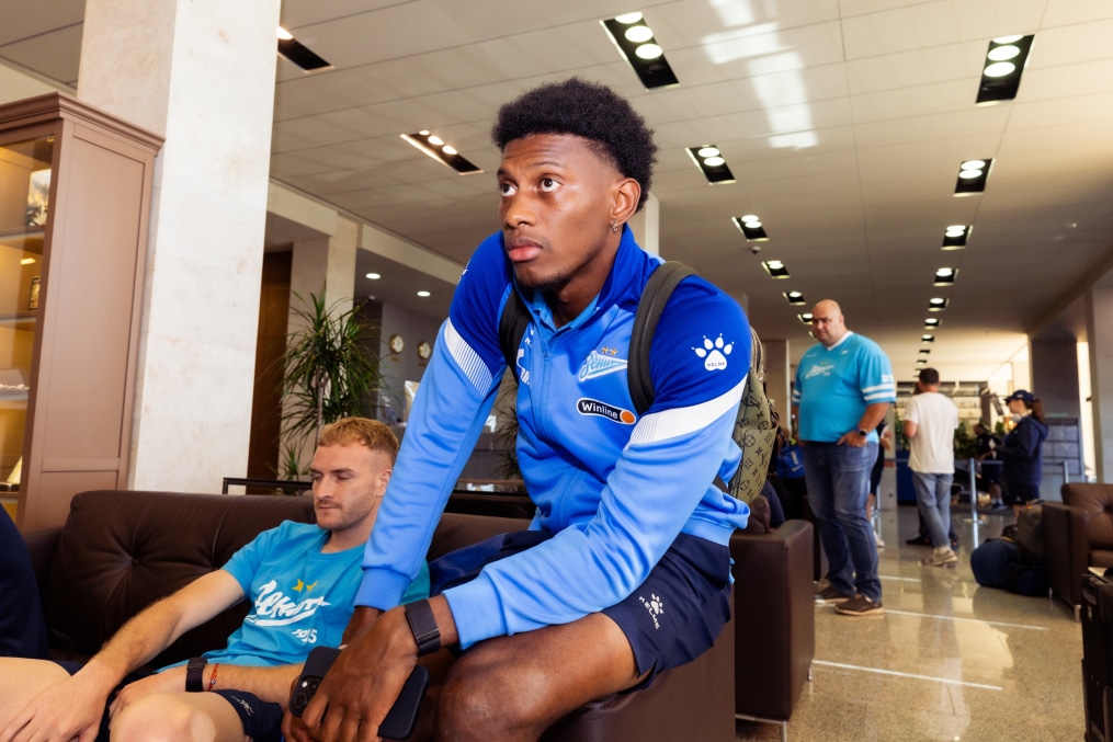 Вылет команды на матч с «Кайратом»