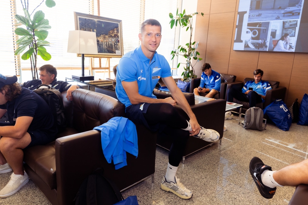 Вылет команды на матч с «Кайратом»