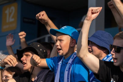 Болельщики на матче «Зенит»-2 — «Знамя Труда»