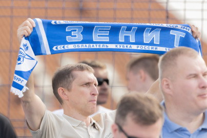 Болельщики на матче «Балтика-БФУ» — «Зенит»-2