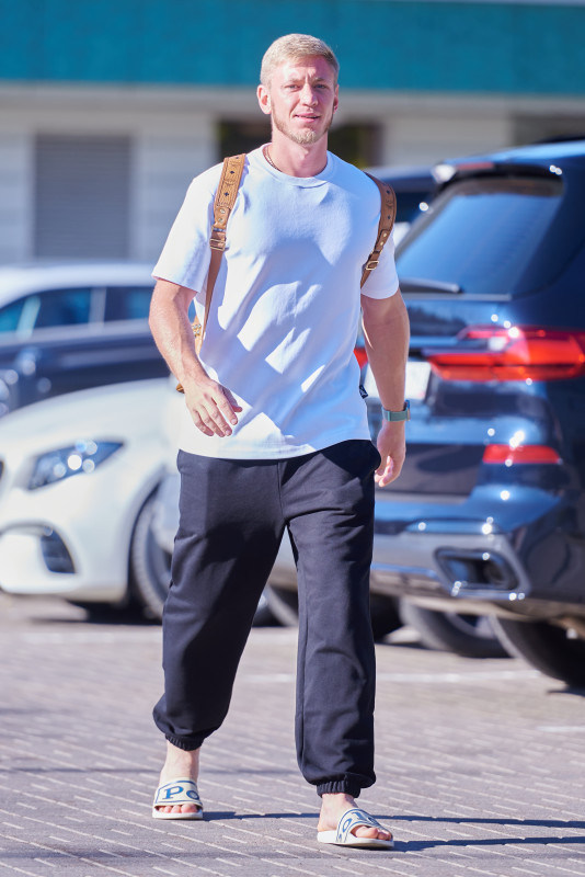 #ЗенитStyle: приезд футболистов на тренировку перед «Факелом»