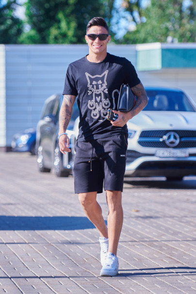 #ЗенитStyle: приезд футболистов на тренировку перед «Факелом»