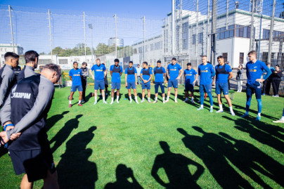 Открытая тренировка «Зенит» перед матчем с «Факелом»