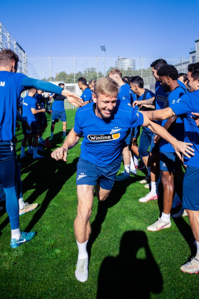 Открытая тренировка «Зенит» перед матчем с «Факелом»