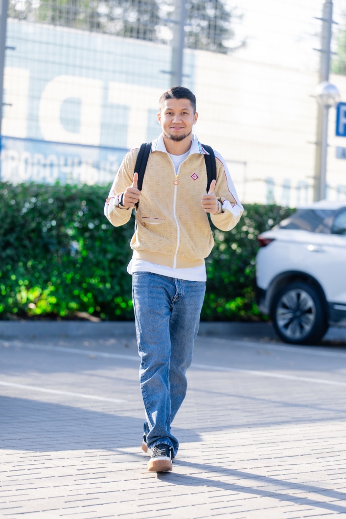 #ЗенитStyle: приезд игроков на тренировку перед матчем с «Краснодаром»