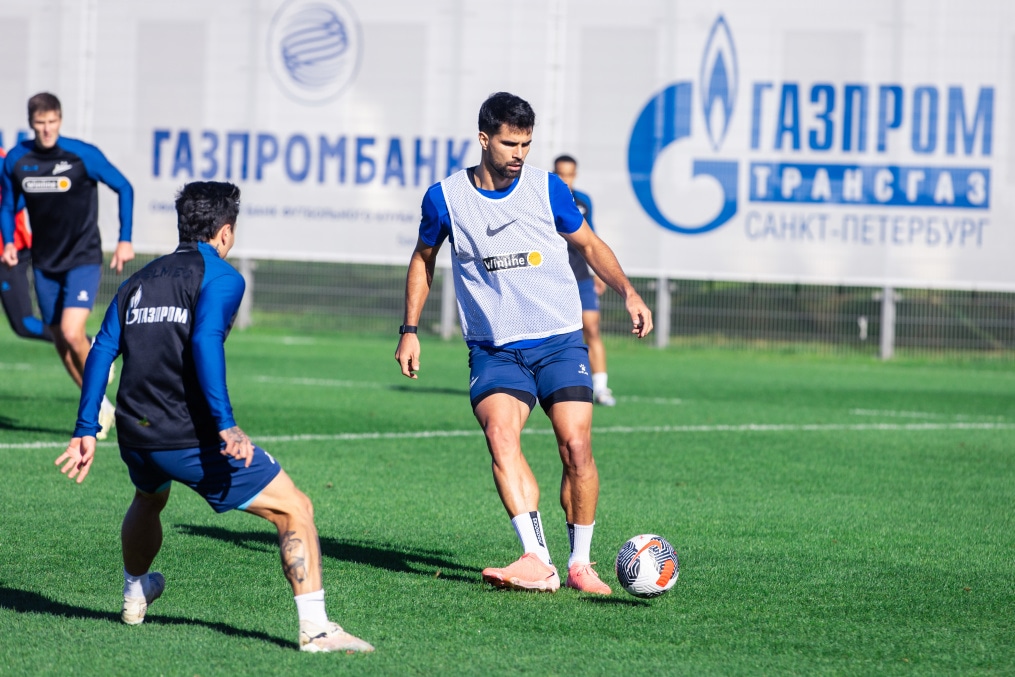 Тренировка «Зенита» в рамках подготовки к матчу с «Акроном»