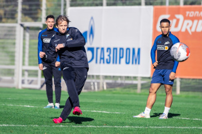 Тренировка «Зенита» в рамках подготовки к матчу с «Акроном»