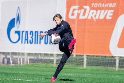 Тренировка «Зенита» в рамках подготовки к матчу с «Акроном»