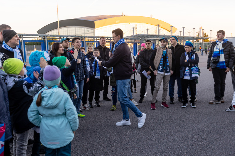 Фан-променад перед матчем «Зенит» — «Войводина»