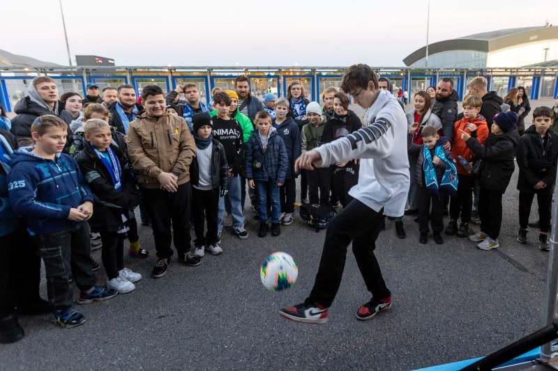 Фан-променад перед матчем «Зенит» — «Войводина»