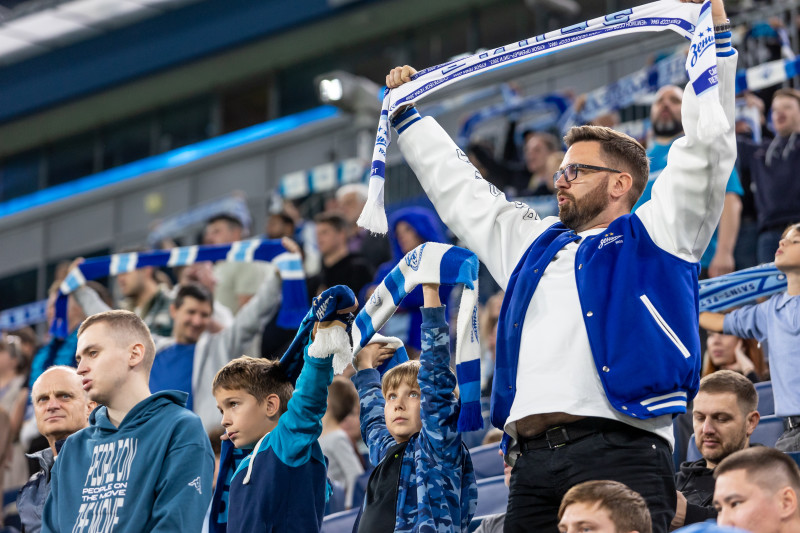 Болельщики на матче «Зенит» — «Войводина»