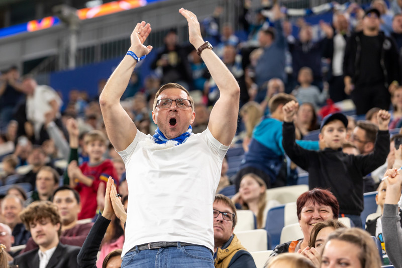 Болельщики на матче «Зенит» — «Войводина»