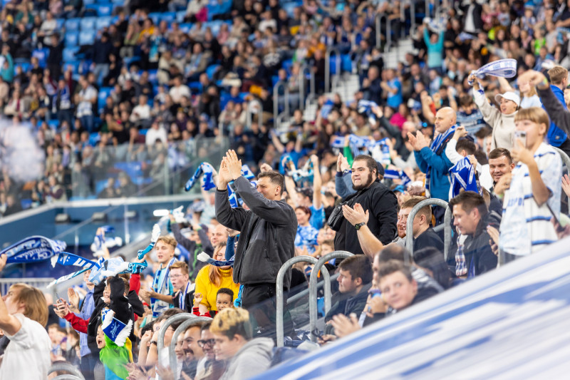 Болельщики на матче «Зенит» — «Войводина»