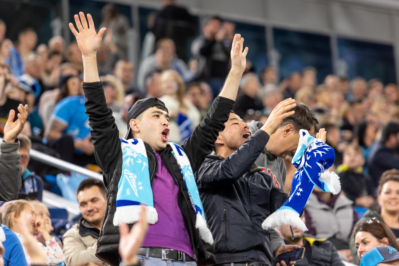 Болельщики на матче «Зенит» — «Войводина»