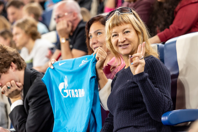 Болельщики на матче «Зенит» — «Войводина»