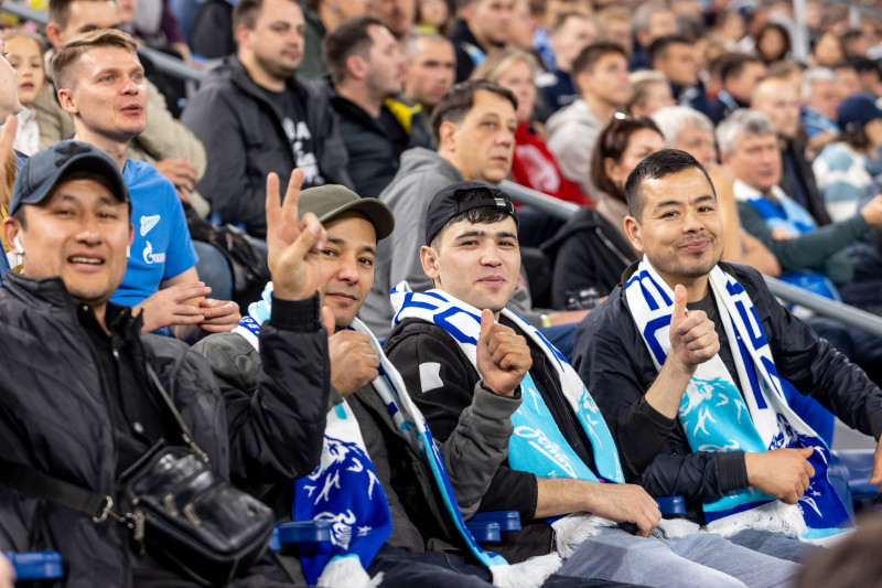 Болельщики на матче «Зенит» — «Войводина»