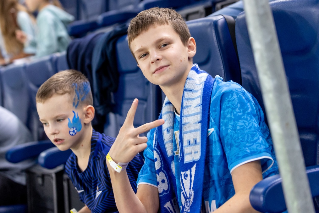 Болельщики на матче «Зенит» — «Войводина»