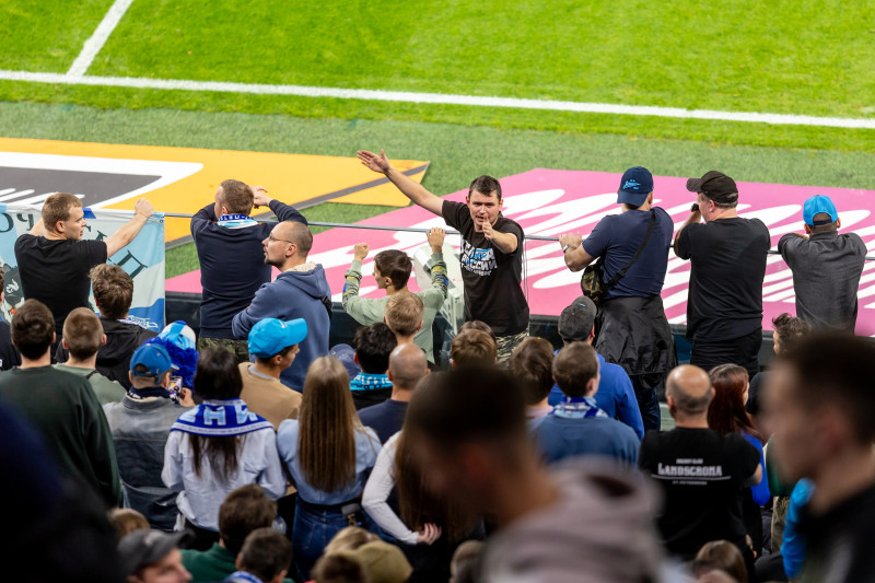 Болельщики на матче «Зенит» — «Войводина»