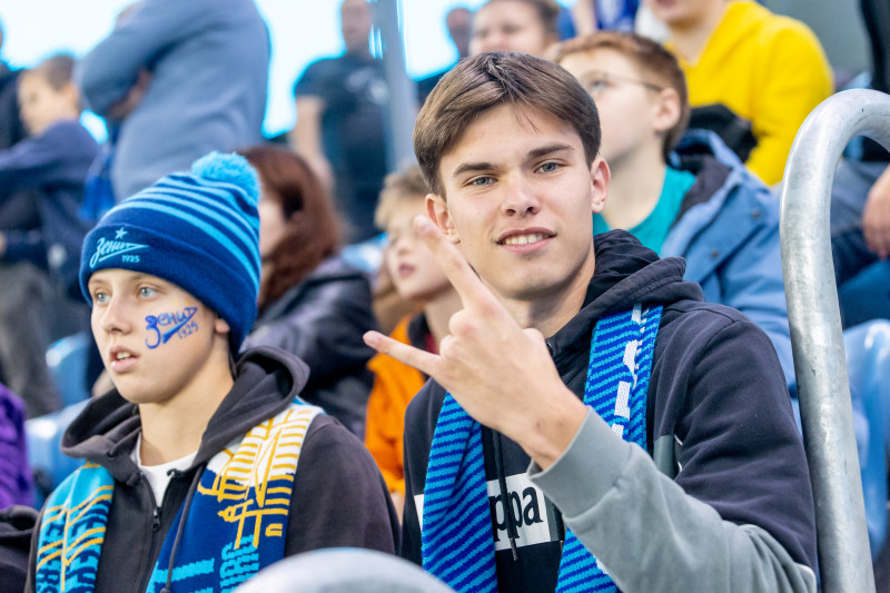 Болельщики на матче «Зенит» — «Войводина»