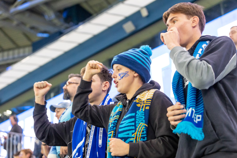 Болельщики на матче «Зенит» — «Войводина»