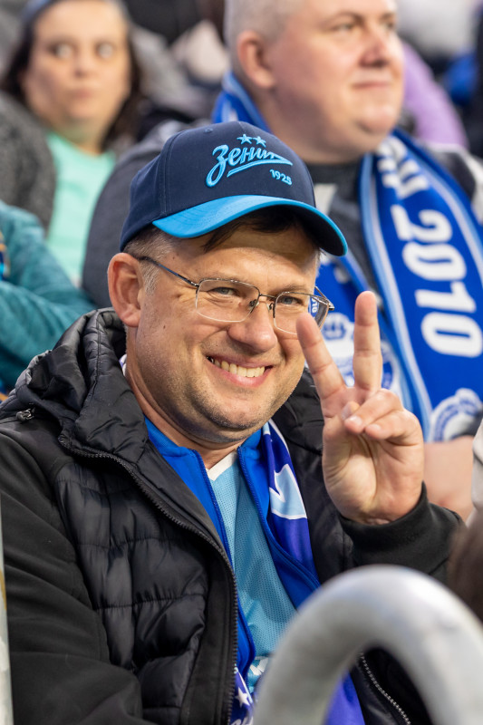 Болельщики на матче «Зенит» — «Войводина»