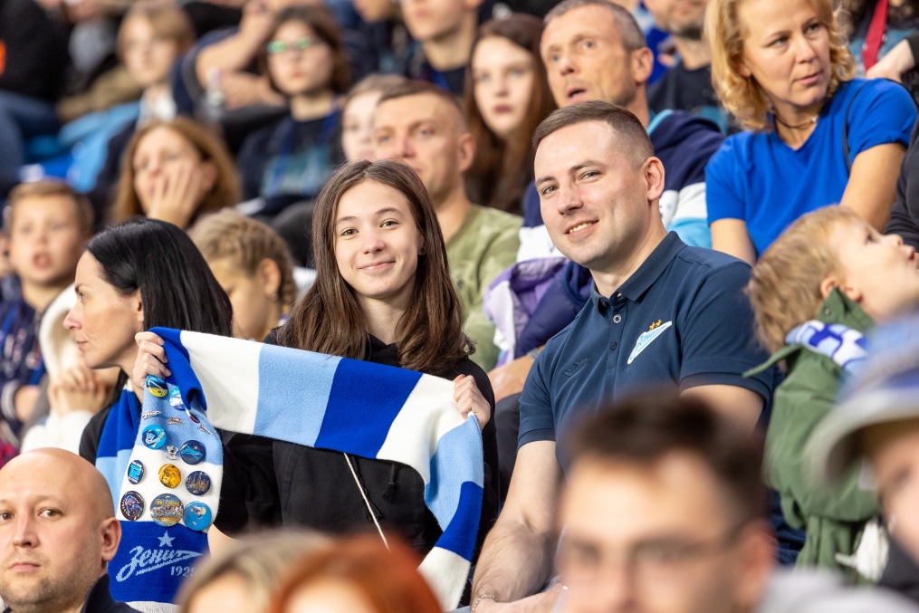 Болельщики на матче «Зенит» — «Войводина»