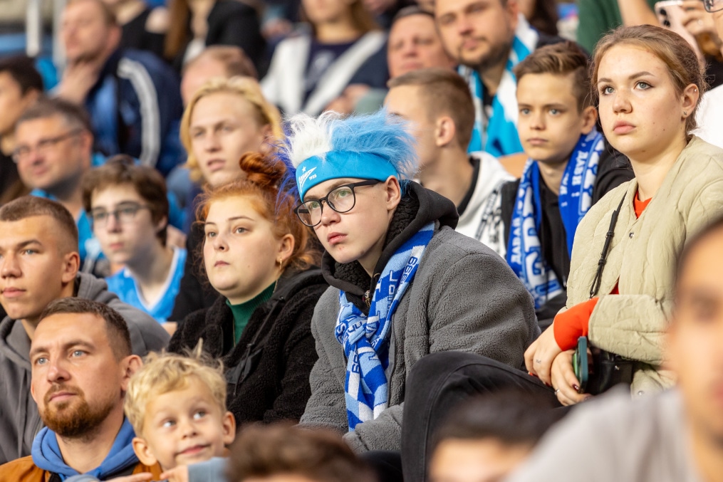 Болельщики на матче «Зенит» — «Войводина»