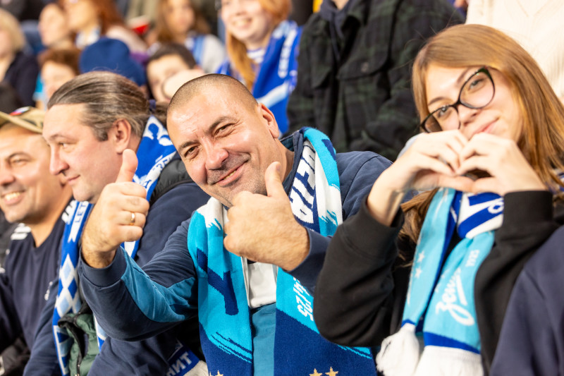 Болельщики на матче «Зенит» — «Войводина»