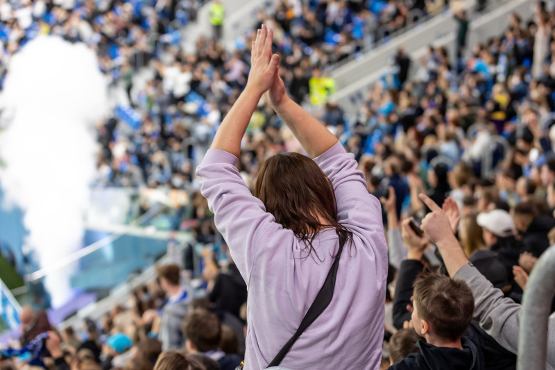 Болельщики на матче «Зенит» — «Войводина»