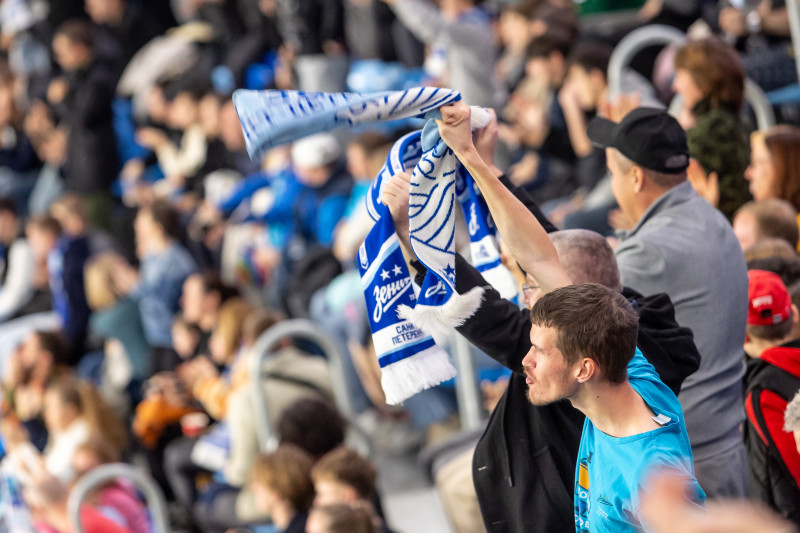 Болельщики на матче «Зенит» — «Войводина»