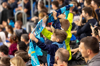 Болельщики на матче «Зенит» — «Войводина»