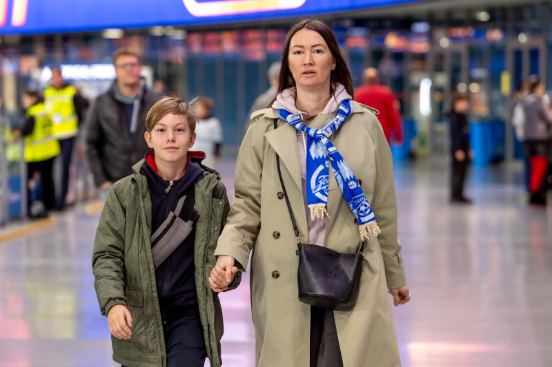 Болельщики на матче «Зенит» — «Войводина»