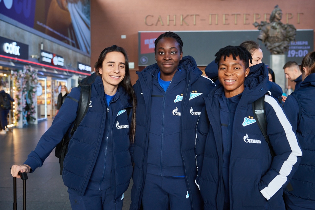 Выезд женской команды в Москву на матч с «Чертаново»