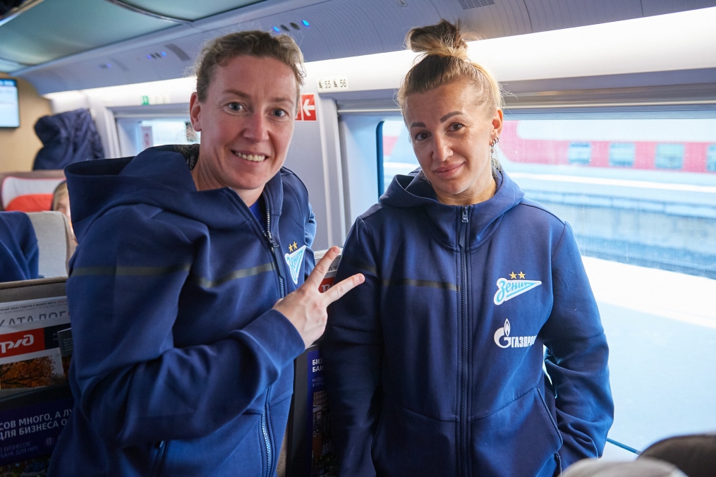 Выезд женской команды в Москву на матч с «Чертаново»