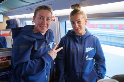 Выезд женской команды в Москву на матч с «Чертаново»