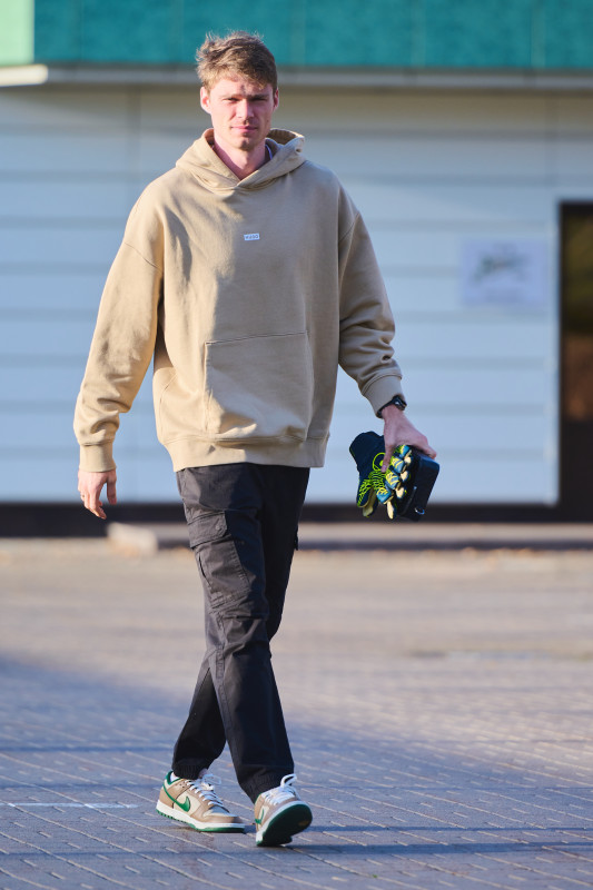 #ЗенитStyle: приезд игроков на тренировку перед матчем с «Факелом»