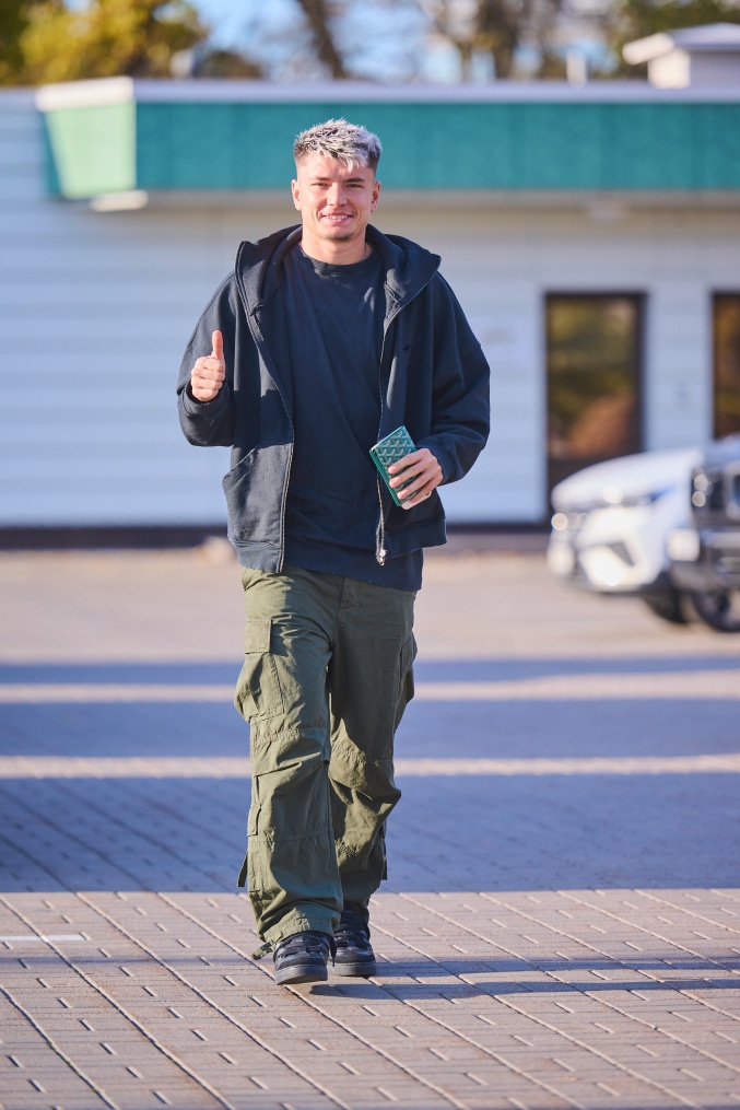 #ЗенитStyle: приезд игроков на тренировку перед матчем с «Факелом»