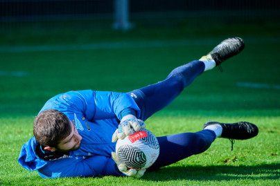 Тренировка «Зенита» в рамках подготовки к матчу с «Факелом»