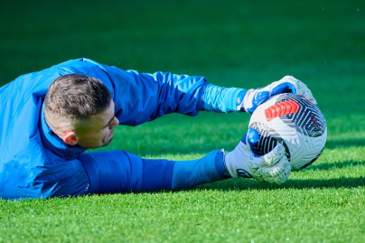 Тренировка «Зенита» в рамках подготовки к матчу с «Факелом»