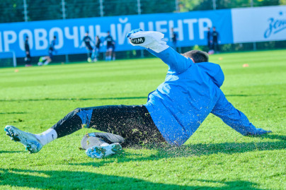 Тренировка «Зенита» в рамках подготовки к матчу с «Факелом»