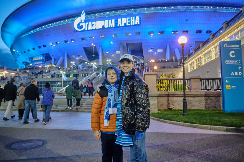 Фан-Променад перед матчем «Зенит» — «Локомотив»