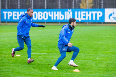 Открытая тренировка «Зенита» перед матчем с «Фенербахче»