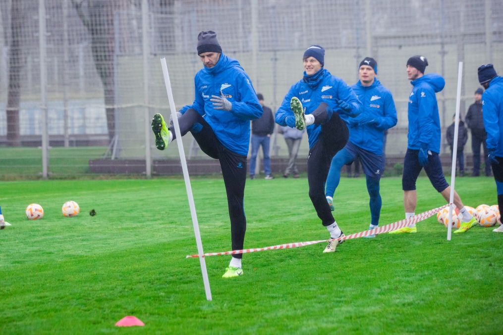 Открытая тренировка «Зенита» перед матчем с «Крыльями Советов»