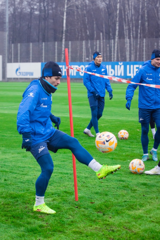 Открытая тренировка «Зенита» перед матчем с «Крыльями Советов»