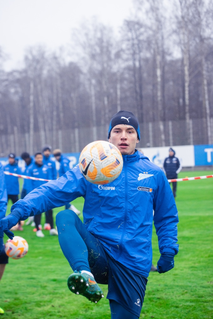 Открытая тренировка «Зенита» перед матчем с «Крыльями Советов»