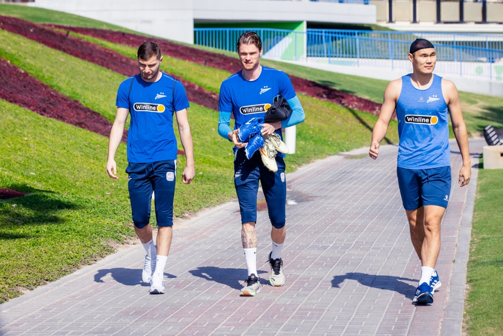 Зимние «Газпром» — тренировочные сборы 2025: 19 января, утренняя тренировка