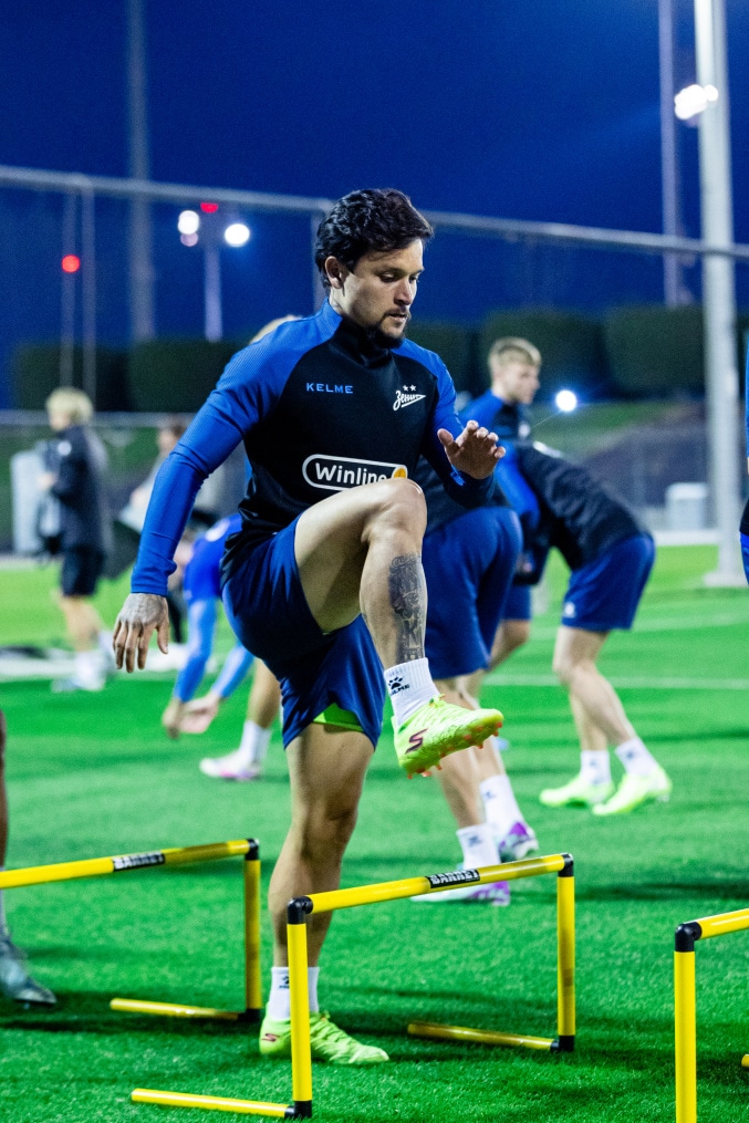 Зимние «Газпром» — тренировочные сборы 2025: 19 января, вечерняя тренировка